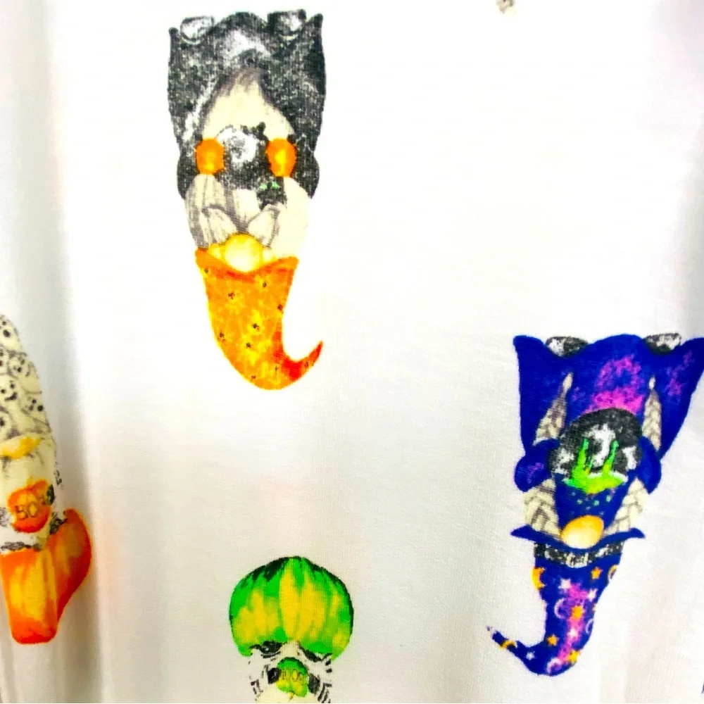 NOVOGRATZ Halloween Gnome Pajama Lounge Pants Joggers Women’s Size M - Picture 4 of 6